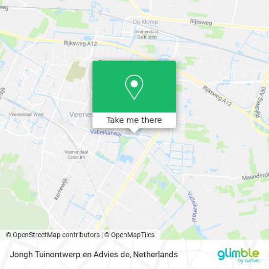 Jongh Tuinontwerp en Advies de map