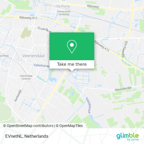 EVnetNL map