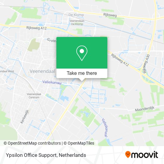 Ypsilon Office Support map