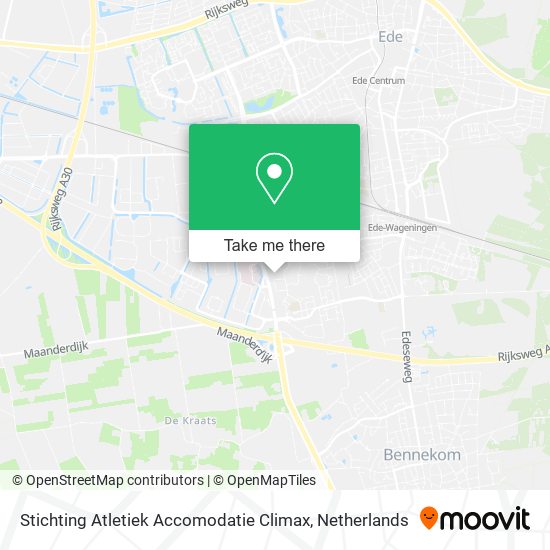 Stichting Atletiek Accomodatie Climax map