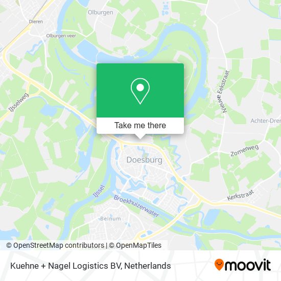 Kuehne + Nagel Logistics BV Karte