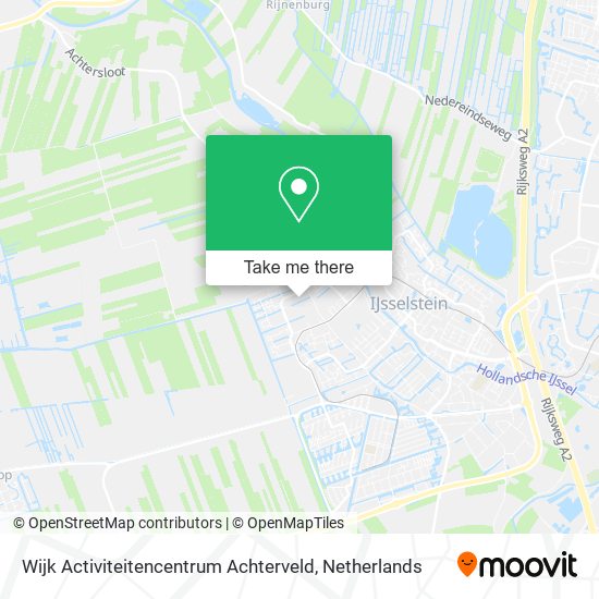 Wijk Activiteitencentrum Achterveld Karte