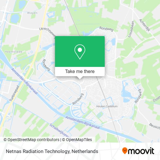 Netnas Radiation Technology map