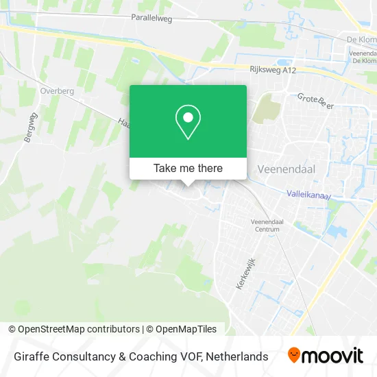 Giraffe Consultancy & Coaching VOF map