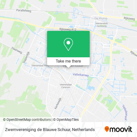 Zwemvereniging de Blauwe Schuur map