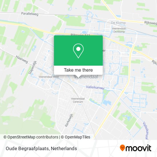 Oude Begraafplaats map