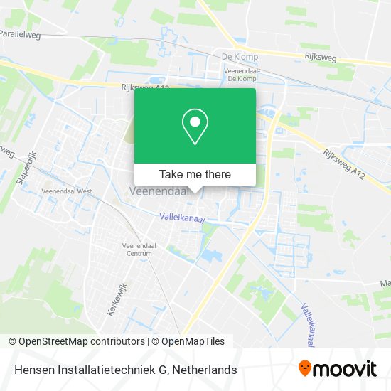 Hensen Installatietechniek G map