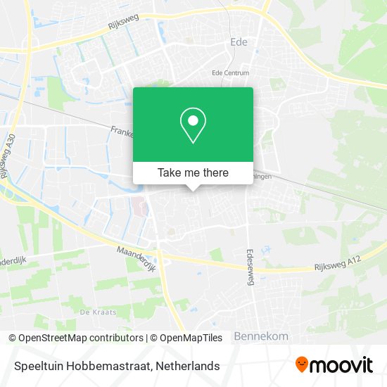 Speeltuin Hobbemastraat map