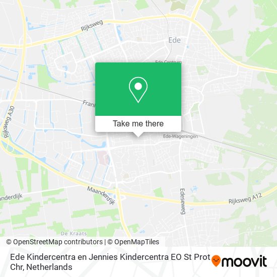 Ede Kindercentra en Jennies Kindercentra EO St Prot Chr map