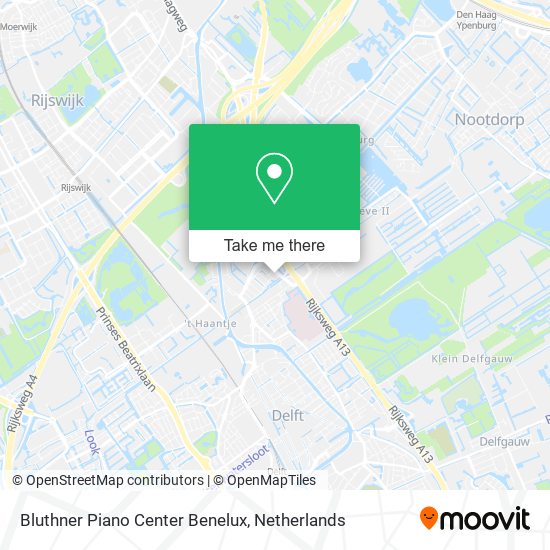 Bluthner Piano Center Benelux Karte
