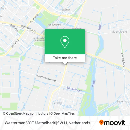 Westerman VOF Metselbedrijf W H Karte