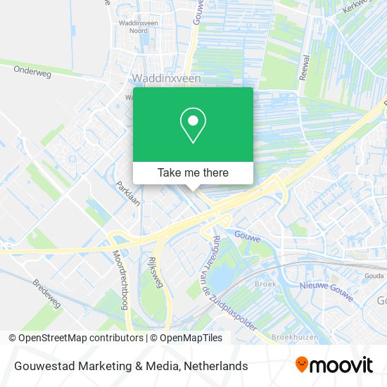 Gouwestad Marketing & Media map