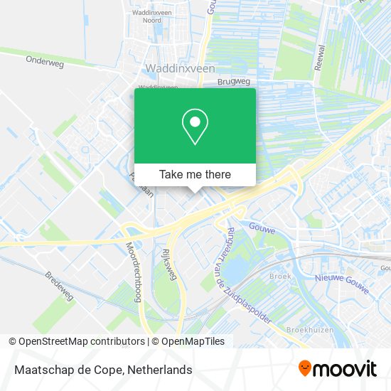 Maatschap de Cope map