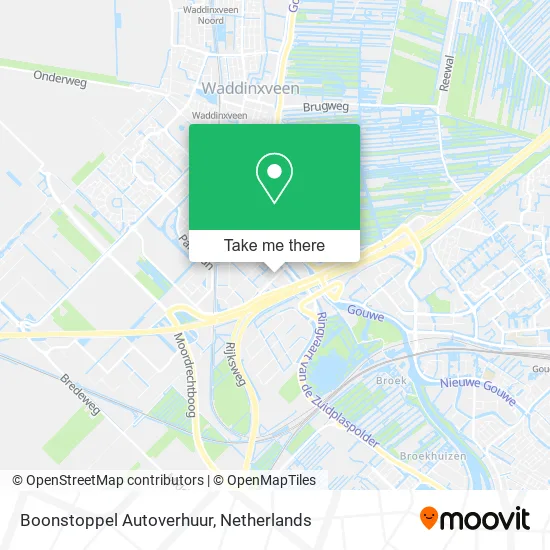 Boonstoppel Autoverhuur map