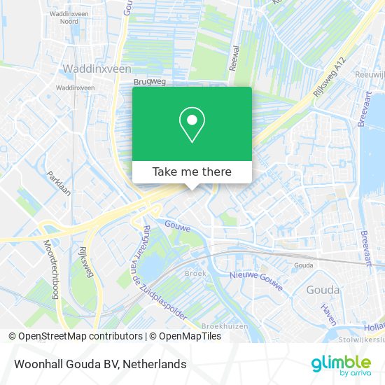 Woonhall Gouda BV Karte