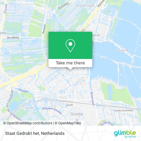 Staat Gedrukt het map