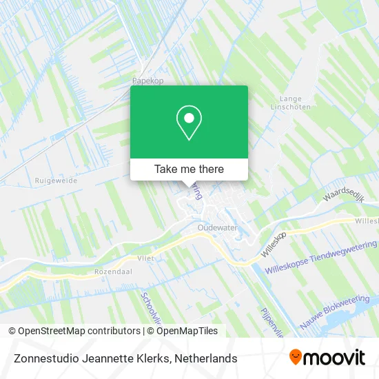 Zonnestudio Jeannette Klerks map