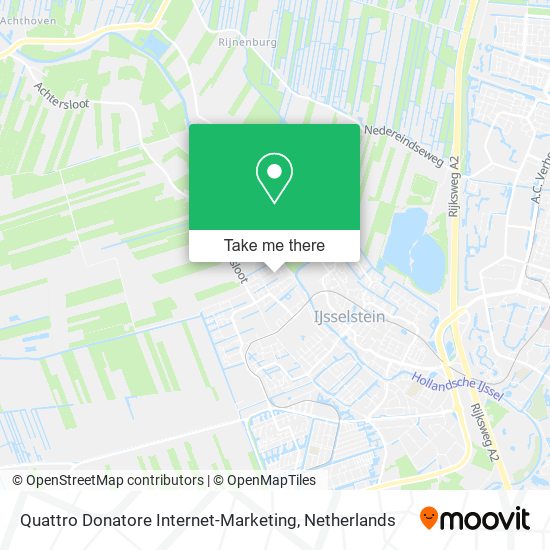 Quattro Donatore Internet-Marketing map