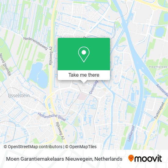 Moen Garantiemakelaars Nieuwegein map