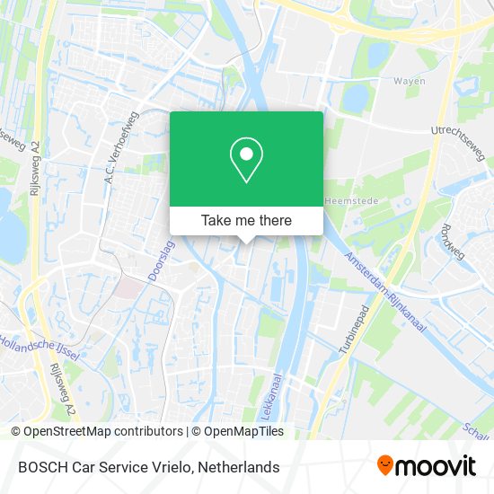 BOSCH Car Service Vrielo map