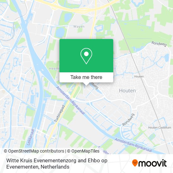 Witte Kruis Evenementenzorg and Ehbo op Evenementen Karte