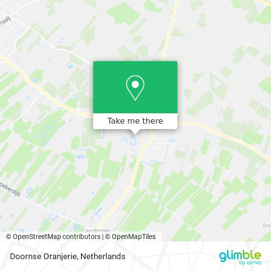 Doornse Oranjerie Karte