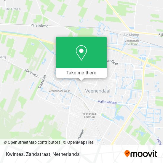 Kwintes, Zandstraat map