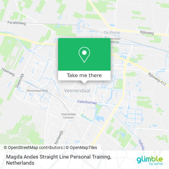 Magda Andes Straight Line Personal Training Karte