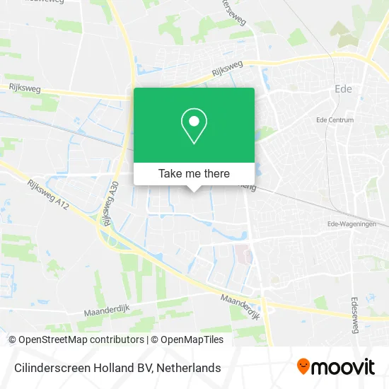 Cilinderscreen Holland BV map