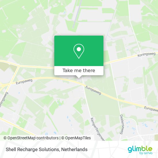 Shell Recharge Solutions map