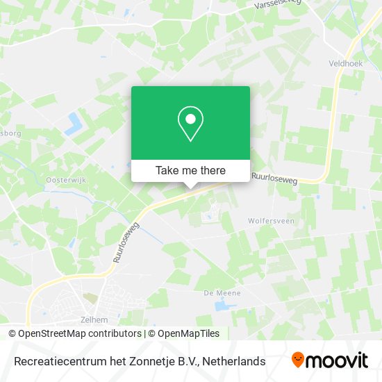 Recreatiecentrum het Zonnetje B.V. map