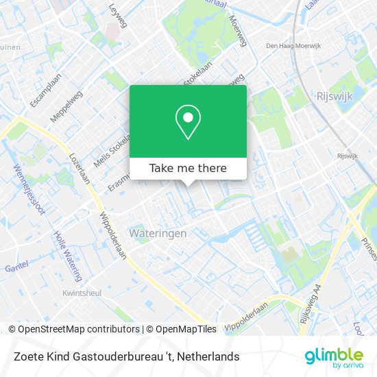 Zoete Kind Gastouderbureau 't map