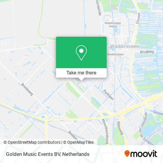 Golden Music Events BV map