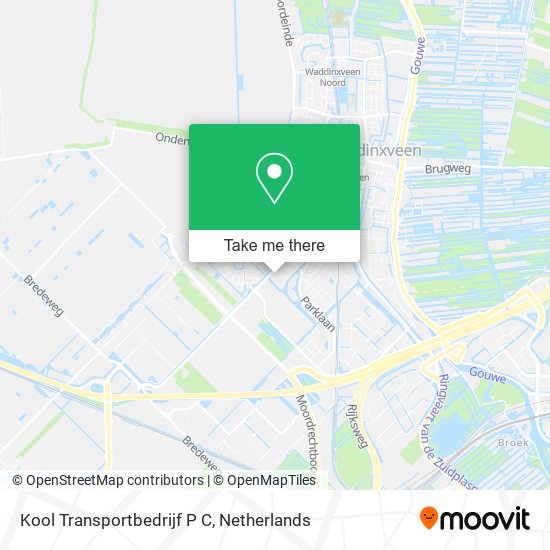 Kool Transportbedrijf P C map