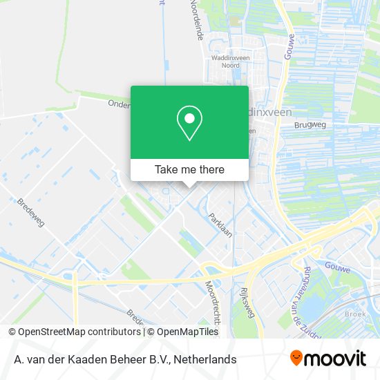 A. van der Kaaden Beheer B.V. map