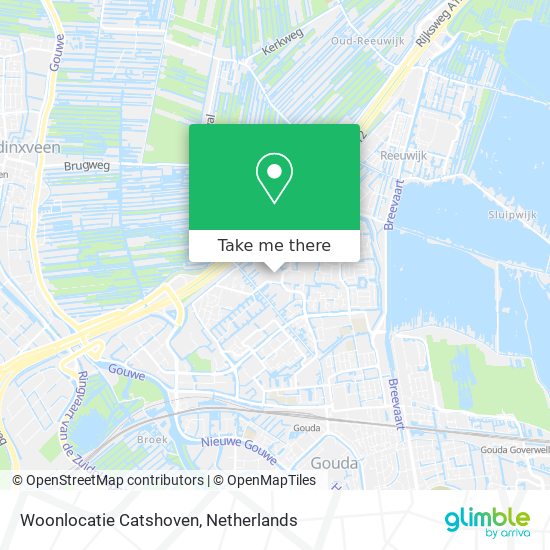 Woonlocatie Catshoven map