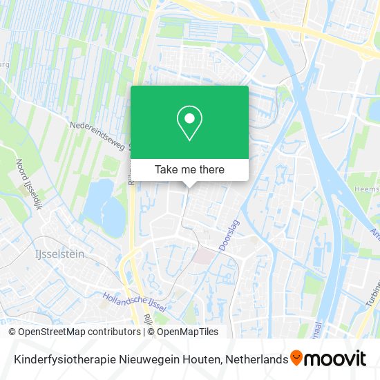 Kinderfysiotherapie Nieuwegein Houten map