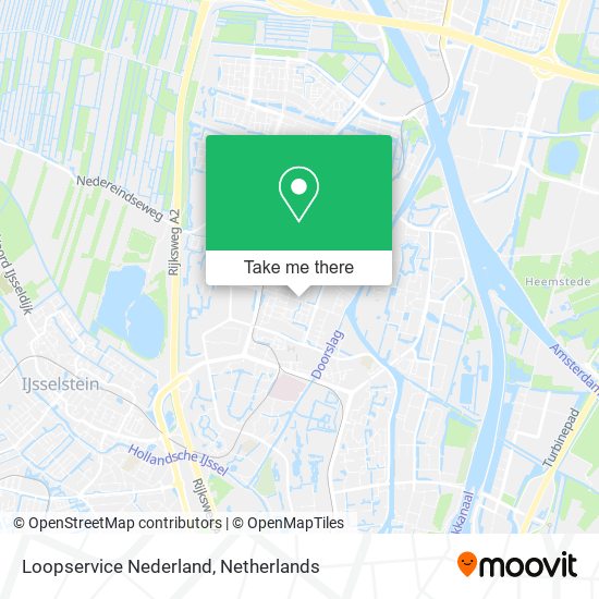 Loopservice Nederland map