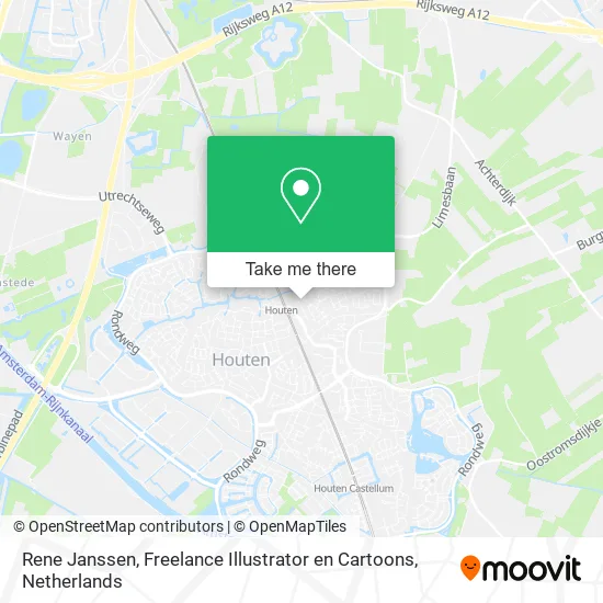 Rene Janssen, Freelance Illustrator en Cartoons map