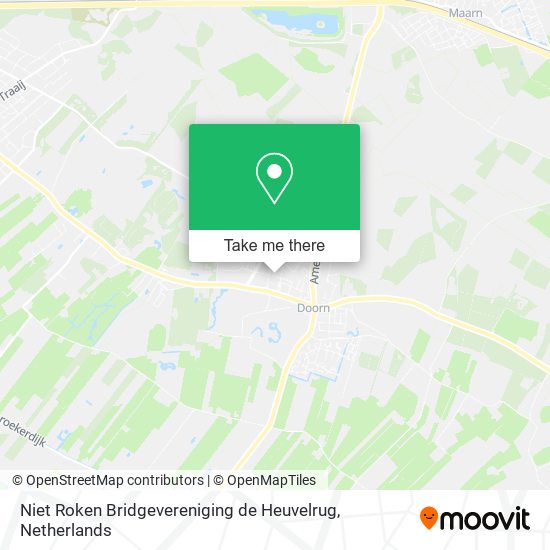 Niet Roken Bridgevereniging de Heuvelrug Karte