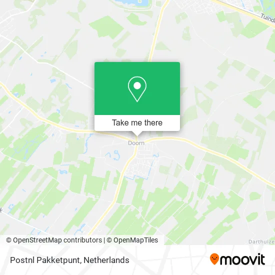 Postnl Pakketpunt map