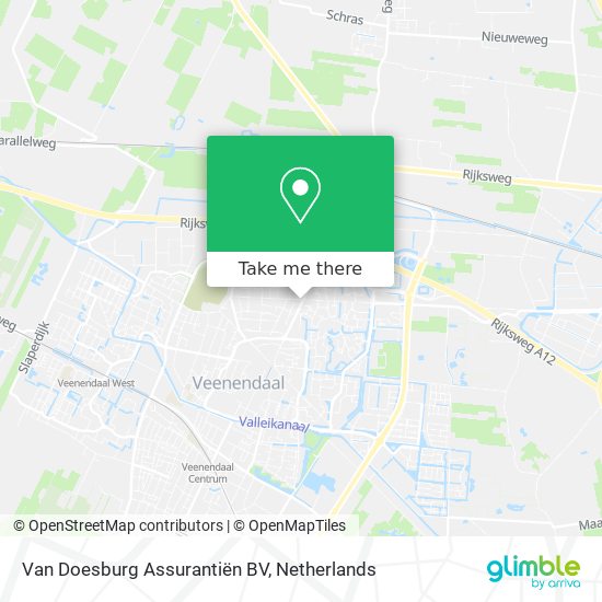 Van Doesburg Assurantiën BV Karte