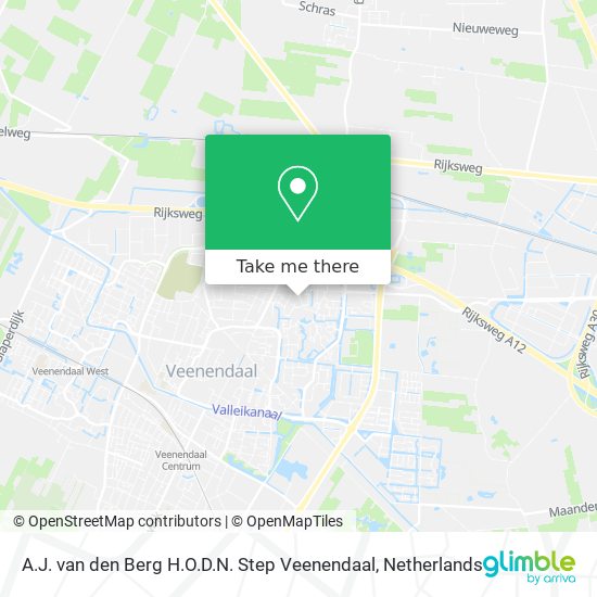 A.J. van den Berg H.O.D.N. Step Veenendaal Karte