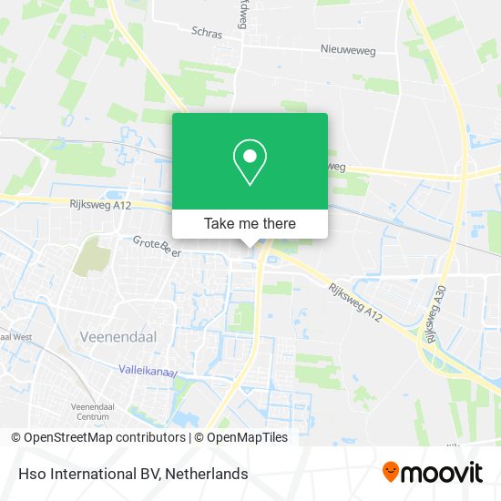 Hso International BV map