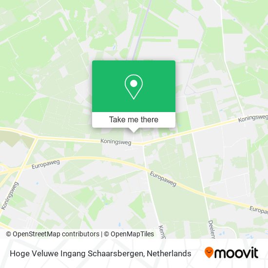 Hoge Veluwe Ingang Schaarsbergen Karte