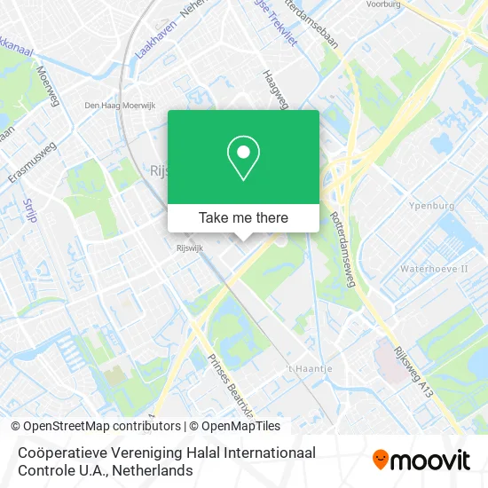 Coöperatieve Vereniging Halal Internationaal Controle U.A. map