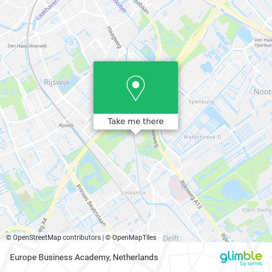 Europe Business Academy map