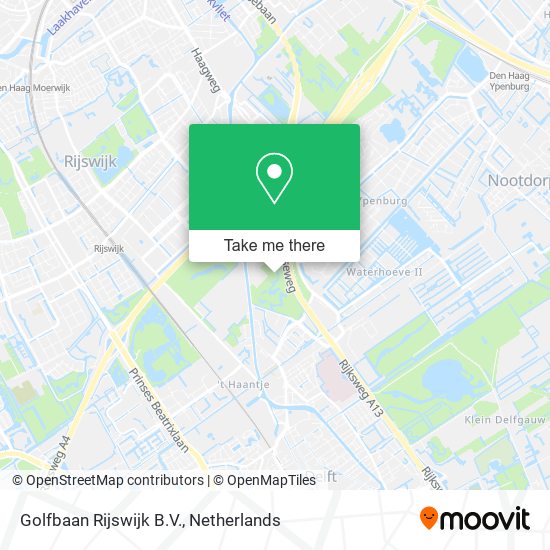 Golfbaan Rijswijk B.V. Karte