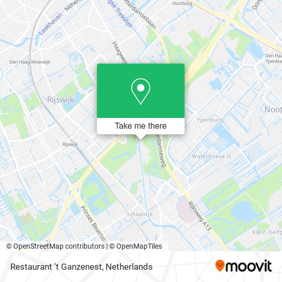 Restaurant 't Ganzenest map
