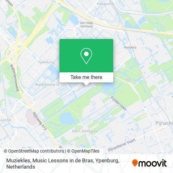 Muziekles, Music Lessons in de Bras, Ypenburg map